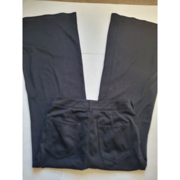 Anthropolgie The Colette Magic Fabric Crop Wide-Leg Pants by Maeve in Black,27 - Picture 10 of 10